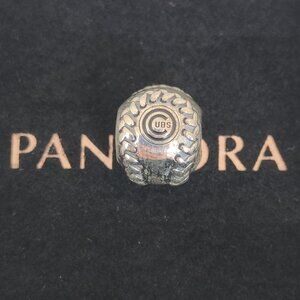 Pandora Chicago Cubs Engraved Baseball Charm S925 Silver with box